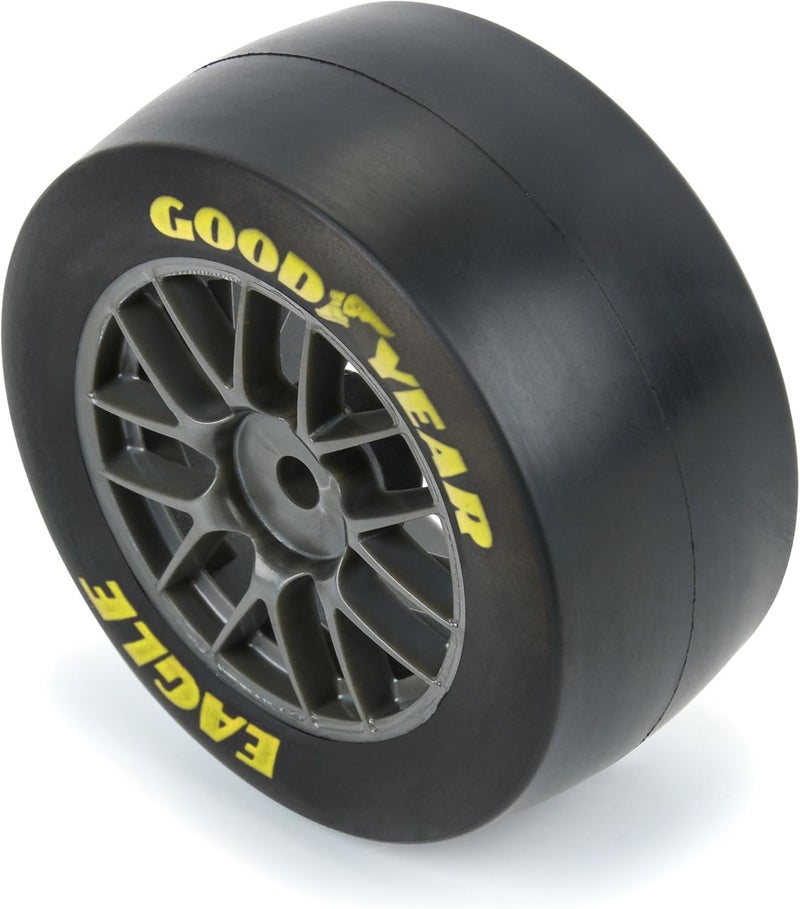 Pro-Line Racing Goodyear Eagle Soft Tire F/R MTD Grey for Losi NASCAR Racecar 4 PRO1030411 - Image 3